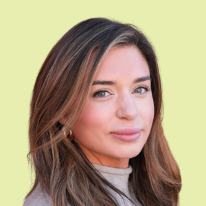 Alexandra Mayeau - Headshot Square - Faded Lime