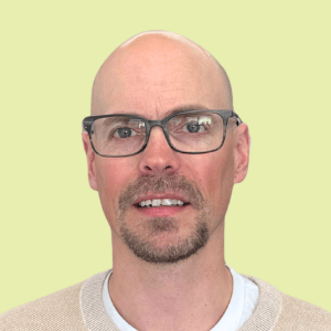 Andy Zehren - Headshot Square - Faded Lime