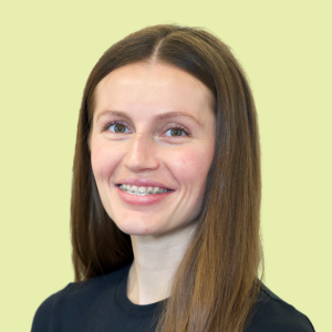 Anya Doroshchuk - Headshot Square - Faded Lime