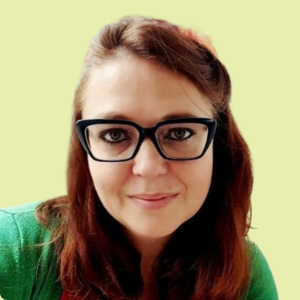 Stina Hill - Headshot Square - Faded Lime