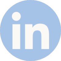 Website Image - LinkedIn Icon - Sky Blue White Text