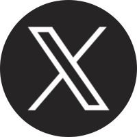 Website Image - X Icon - Charcoal Transparent Text